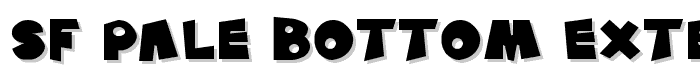 SF Pale Bottom Extended font